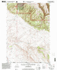 BEAR CANYON, MT-WY HISTORICAL MAP GEOPDF
