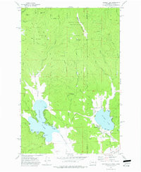 NEWMAN LAKE, WA-ID HISTORICAL MAP GEOPDF