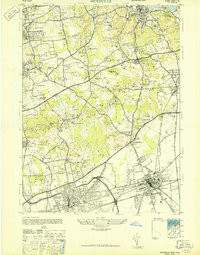 HICKSVILLE, NY HISTORICAL MAP GEOPDF 7.5