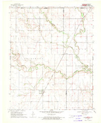 CAPRON, OK-KS HISTORICAL MAP GEOPDF 7.5X