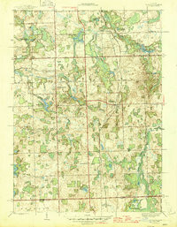 METAMORA, MI HISTORICAL MAP GEOPDF 7.5X7