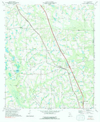 CHULA, GA HISTORICAL MAP GEOPDF 7.5X7.5