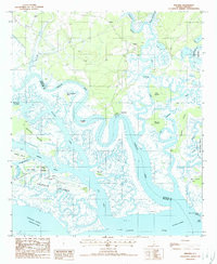WIGGINS, SC HISTORICAL MAP GEOPDF 7.5X7.