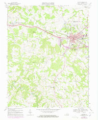 BEDFORD, VA HISTORICAL MAP GEOPDF 7.5X7.