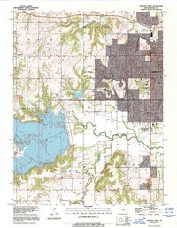 LAWRENCE WEST, KS HISTORICAL MAP GEOPDF