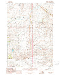 HORNER CREEK, WY HISTORICAL MAP GEOPDF 7