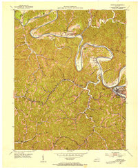 JACKSON, KY HISTORICAL MAP GEOPDF 7.5X7.