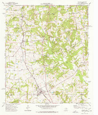 BULLARD, TX HISTORICAL MAP GEOPDF 7.5X7.