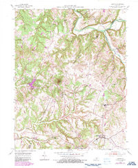 LORETTO, KY HISTORICAL MAP GEOPDF 7.5X7.