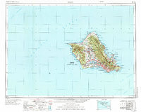 OAHU, HI HISTORICAL MAP GEOPDF 1X2 GRID
