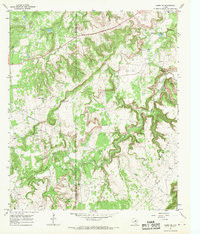 CADDO NE, TX HISTORICAL MAP GEOPDF 7.5X7