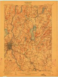 LEWISTON, ME HISTORICAL MAP GEOPDF 15X15