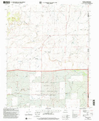 MOSES, NM-OK HISTORICAL MAP GEOPDF 7.5X7
