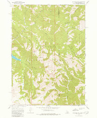 PALISADES PEAK, ID-WY HISTORICAL MAP GEO