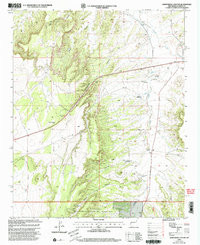 ARMSTRONG CANYON, NM HISTORICAL MAP GEOP