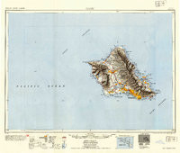 OAHU, HI HISTORICAL MAP GEOPDF 1X2 GRID