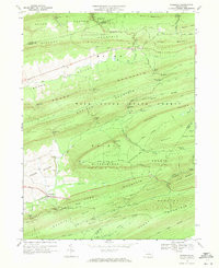 WOODWARD, PA HISTORICAL MAP GEOPDF 7.5X7