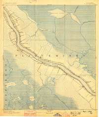 POINTE A LA HACHE, LA HISTORICAL MAP GEO