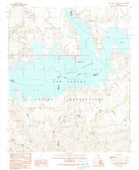 SAN CARLOS RESERVOIR, AZ HISTORICAL MAP
