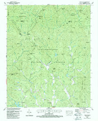 DYER GAP, GA HISTORICAL MAP GEOPDF 7.5X7