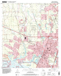 SLIDELL, LA HISTORICAL MAP GEOPDF 7.5X7.