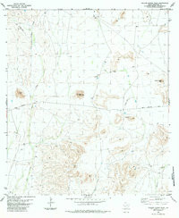 YELLOW HOUSE PEAK, TX HISTORICAL MAP GEO