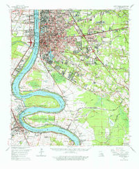 BATON ROUGE, LA HISTORICAL MAP GEOPDF 15