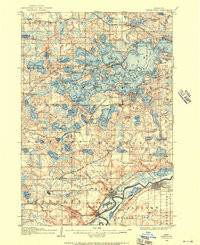 LAKE MINNETONKA, MN HISTORICAL MAP GEOPD