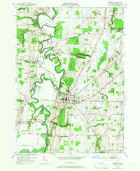 GENESEO, NY HISTORICAL MAP GEOPDF 7.5X7.