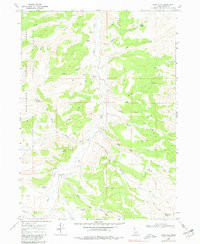 BLUE HILL, ID HISTORICAL MAP GEOPDF 7.5X