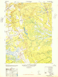 CASSVILLE, NJ HISTORICAL MAP GEOPDF 7.5X