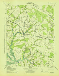 WYE MILLS, MD HISTORICAL MAP GEOPDF 7.5X