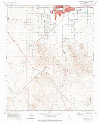 RIDGECREST SOUTH, CA HISTORICAL MAP GEOP