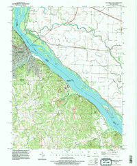 HANNIBAL EAST, MO-IL HISTORICAL MAP GEOP