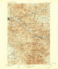 BONNER, MT HISTORICAL MAP GEOPDF 30X30 G