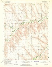 ACHILLES, KS HISTORICAL MAP GEOPDF 7.5X7