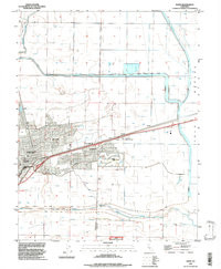 DAVIS, CA HISTORICAL MAP GEOPDF 7.5X7.5