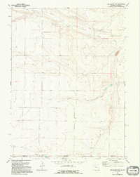 PINE BLUFFS SW, WY-CO HISTORICAL MAP GEO