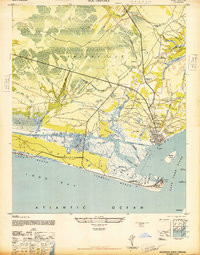 SOUTHPORT, NC HISTORICAL MAP GEOPDF 7.5X