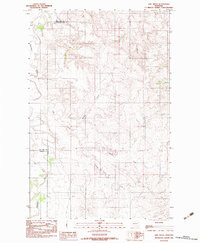 LISK CREEK, MT HISTORICAL MAP GEOPDF 7.5