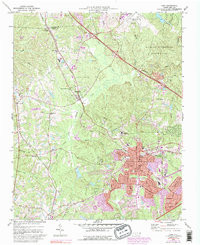 CARY, NC HISTORICAL MAP GEOPDF 7.5X7.5 G