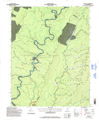 WILDELL, WV HISTORICAL MAP GEOPDF 7.5X7.