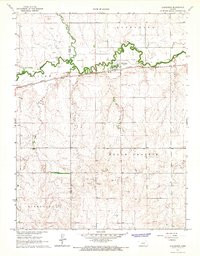 ALEXANDER, KS HISTORICAL MAP GEOPDF 7.5X