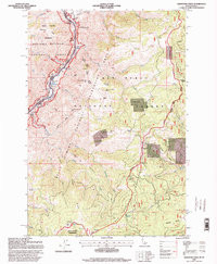 KIRKWOOD CREEK, ID-OR HISTORICAL MAP GEO