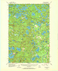 STAR LAKE, WI-MI HISTORICAL MAP GEOPDF 1