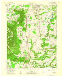 BROOKS, KY HISTORICAL MAP GEOPDF 7.5X7.5