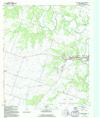 GATESVILLE WEST, TX HISTORICAL MAP GEOPD