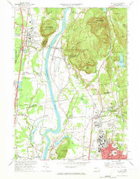 MOUNT TOBY, MA HISTORICAL MAP GEOPDF 7.5