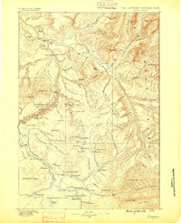 CANYON, WY-MT HISTORICAL MAP GEOPDF 30X3