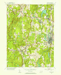 DANIELSON, CT HISTORICAL MAP GEOPDF 7.5X